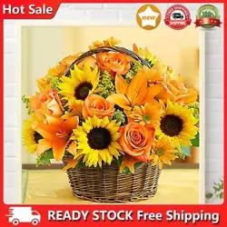 Buy Paint By Numbers Kit DIY Sunflower Oil Art Picture Craft Home Wall Decor(H1187) • 6.83£