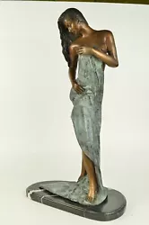 Buy Bronze Sculpture Collectible Statue Erotic Nude Woman Girl Female 26  Tall Gift • 710.39£