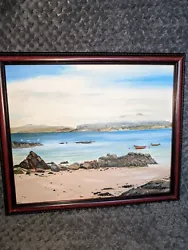 Buy Ben Mhor, Mull, From Iona Beach Oil On Canvas By F R B Wright 13  X 11.25  • 18£