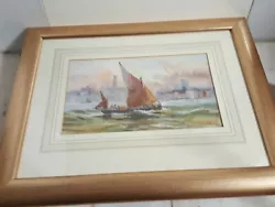 Buy William Roxby Beverley Watercolour Painting Of Fishing Boats Off Scarborough • 300£
