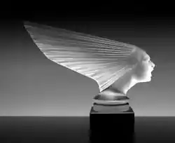 Buy Art Deco ' Victoire ' Hood Ornament Glass Sculpture 1930' H.Hoffmann By Lalique • 196.69£