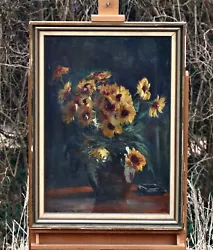 Buy STANISŁAW DACZYŃSKI (1856-?) - Still Life With Sunflowers, Oil Painting, Poland • 1,026.92£