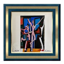 Buy Pablo Picasso Vintage Signed Print (Three Dancers 1925) - Small Lithograph • 30.71£