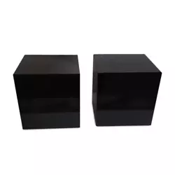 Buy Pair Of Cubes IN Marble Black Sculpture Table Marble Cubes Sculpture H.10 CM • 235.07£