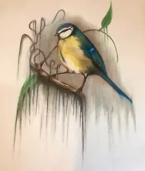 Buy Original Artwork. Bird. Modern Art. On Paper. • 10£
