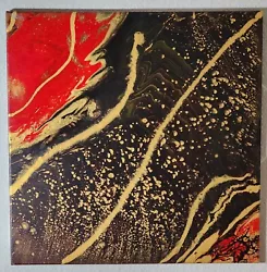 Buy 12 Atraction Abstract Paintings On Canvas Original 24x24x0.5in. • 83.01£