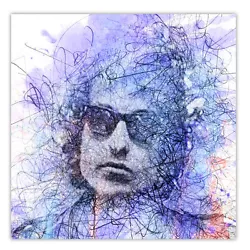 Buy Bob Dylan Ready To Hang Canvas Or Poster Nobel Peace Prize In Literature • 7.95£