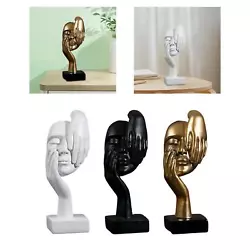 Buy Creative Human Face Sculpture Resin Housewarming Gift Home Decoration • 14.68£