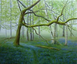 Buy  Spring In Stackpole Woods, Pembrokeshire ,Wales . An Original Oil Painting. • 130£