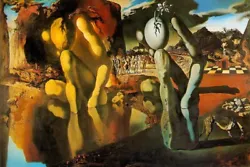 Buy Salvador Dali Poster Oil Paint Classic Vintage Abstract Wall Art Decoration A4 • 4.89£