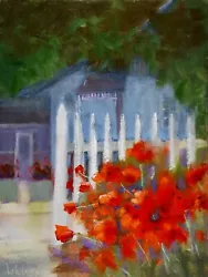 Buy Poppies Painting Picket Fence Landscape Cedarburg 9 X 12 Original Oil S Whitney  • 111.63£