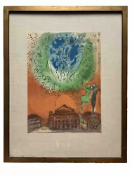 Buy 1954 Original Marc Chagall Lithograph L’Opera Deluxe Deriere Le Miroir Maeght • 1,889.99£