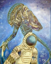 Buy Xenomorph Alien Original Oil Painting • 150£