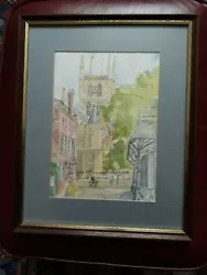 Buy Original Watercolour & Ink Painting - Southwark Cathedral, Signed Julie Everett • 30£