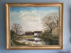 Buy Original Vintage Oil Painting, Willie Lott’s Cottage, Flatford, Suffolk, Signed • 49.99£