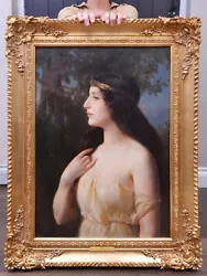 Buy Fine Original Antique 19th Century Oil Painting Of Greek Goddess Hera • 15,950£