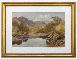 Buy Attrib. David Cox Jr ARWS - Framed Late 19th Century Watercolour, Dolwyddelan • 259£