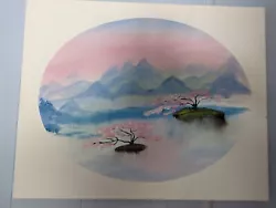 Buy Bob Ross Style Oil Pink Blossoms • 47.24£