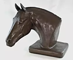 Buy Angela Vause Thoroughbred Horse Head Bust Sculpture Limited Edition 1995 • 175£