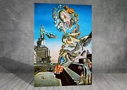 Buy Salvador Dali The Lugubrious Game CANVAS  PAINTING ART PRINT POSTER 1577 • 13.29£