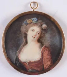 Buy Augustin Ritt (1765-1799)  Countess Sophie Potocka , Outstanding Miniature! 1792 • 11,008.58£