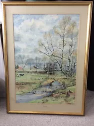 Buy Cecil J Thornton ‘Kimcote’ Watercolour Painting Framed • 1,500£