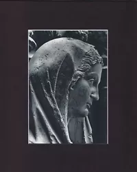 Buy 8X10 Matted Print Picture Gothic Art Sculpture, Head Of Ecclesia, Strasbourg Cat • 14.17£