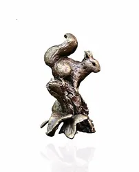 Buy Wildlife Bronze Miniature Sculptures - Squirrel - Butler & Peach 2054 • 45£