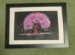 Buy Original Cherry Blossom Acrylic Painting A3 Framed • 25£
