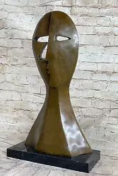 Buy Pablo Picasso Hommage - Bronze Sculpture Mask - Two Faces- 100 % Bronze Artwork • 414.53£
