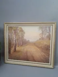 Buy 1920 Oil On Board H Stewart Ikin Landscape Tree Painting Framed Good Condition • 60.99£