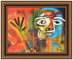 Buy Daniel Garcia Original Signed Pastel Acrylic Painting Abstract Figure Framed Art • 2,279.80£
