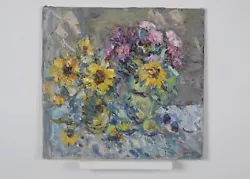 Buy Still Life With Sunflowers, Original Oil Painting, Impressionism, Art Decor • 944.99£