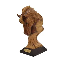 Buy W.M. Churchill Jr Humility Hardwood Hand Carved 17  Horse Bust Head • 473.62£