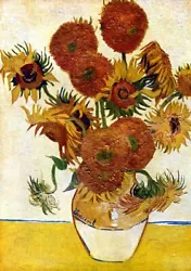 Buy Vincent Van Gogh Still Life With Sunflowers Painting Wall Art Re-Print A3 A4 A5 • 3.99£