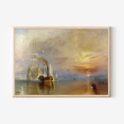 Buy J. M. W. William Turner - The Fighting Temeraire (1839) V2 Poster, Art, Painting • 17.50£