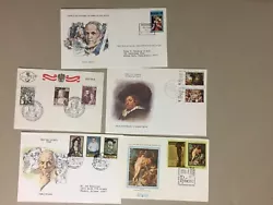 Buy Five PAINTINGS Fdc : Rubens,Picasso • 1.66£