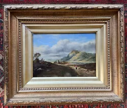 Buy Antique Oil Painting Scottish Landscape With Castle Alexander Nasmyth 1758-1840 • 800£