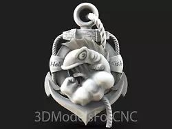 Buy 3D Model STL File For CNC Router Laser & 3D Printer Flying Hellfish • 2.47£