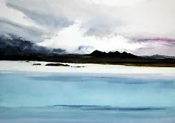 Buy Original Scottish Art Work - Oil Painting Landscape - Towards Assynt • 125£