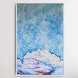Buy Original Sky Clouds Impression Fauvism Abstract Oil Painting By Denisa Mansfield • 1,500£