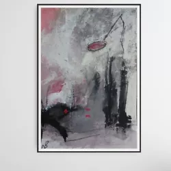 Buy Original Abstract Expressionist Handpainted Painting • 15£