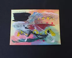 Buy Contemporary No2 Abstract Original ACEO Art Card Mixed Media Mini Artwork • 2.49£