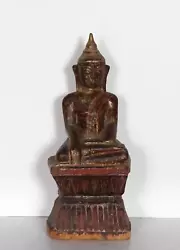 Buy Unknown, Thai, Buddha, Hand-Carved And Painted Wood Sculpture • 6,774.50£