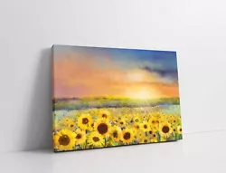 Buy Sunflowers Painting, Canvas Picture Print • 28.95£