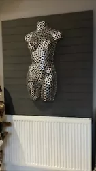Buy  Metal Wall Art Female Torso Front Sculpture Abstract Decor Man Cave  • 190£