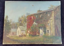 Buy Antique Oil Painting By William J Hargreaves Natland Mill Beck, Kendal 1909 • 5.50£