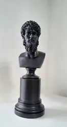 Buy Lucius Verus Bust Sculpture - Roman Emperor 37cm Tall Black  • 359.99£