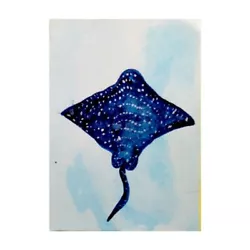Buy ACEO Original Painting Watercolor Art 100% Hand Painted Ray Fish Shark • 3.64£