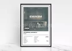 Buy Eminem Marshall Mathers LP Album Single Cover Poster / Music Gift • 8£